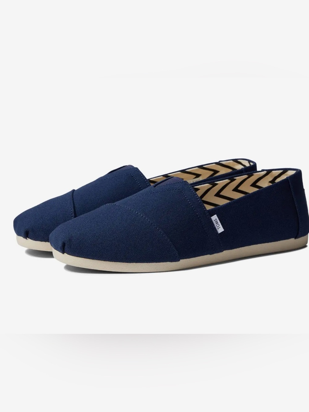 TOMS Classic Alpargata Loafers In Navy Blue Men’s Size 11.5 New In Box $50